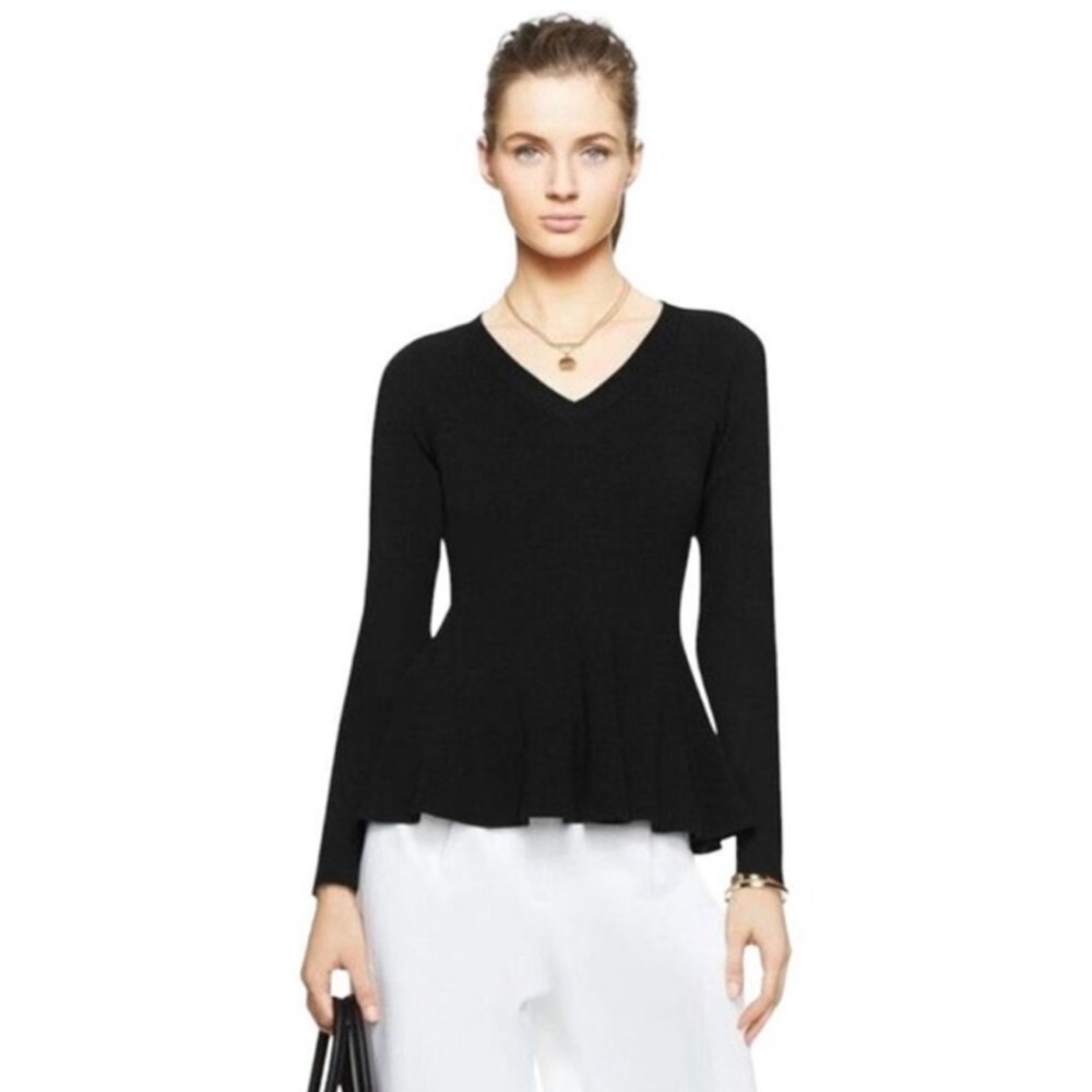 Kate Spade New York Live Colorfully Black Sweater